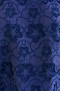 Farm Rio Navy Blue 3d Star Texture Blouse 12 Farm Rio Navy Blue 3d Star Texture Blouse -Farm Rio Shoop 312282 06