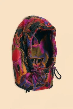 Farm Rio Black Wild Horses Reversible Puffer Jacket -Farm Rio Shoop 312503 012