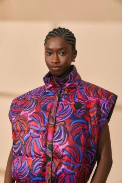 Farm Rio Black Wild Horses Reversible Puffer Jacket -Farm Rio Shoop 312503 02