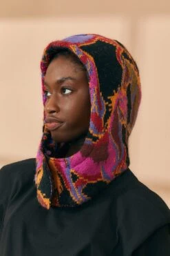 Farm Rio Black Wild Horses Reversible Puffer Jacket -Farm Rio Shoop 312503 06