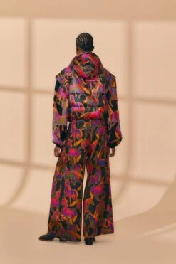 Farm Rio Black Wild Horses Reversible Puffer Jacket -Farm Rio Shoop 312503 07