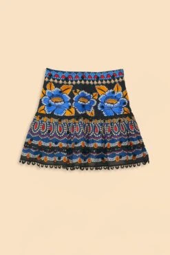 Farm Rio Black Ainika Sparkle Mini Skirt 10 Farm Rio Black Ainika Sparkle Mini Skirt -Farm Rio Shoop 312546 06