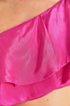 Farm Rio Dark Pink Marocaine Ruffle Top -Farm Rio Shoop 313616 05