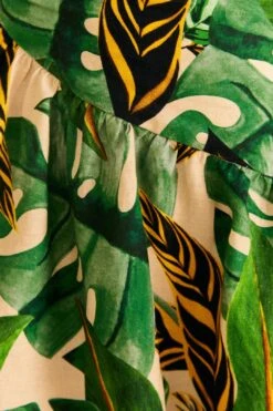 Farm Rio Tropical Leaves One Shoulder Mini Dress 8 Farm Rio Tropical Leaves One Shoulder Mini Dress -Farm Rio Shoop 313620 04