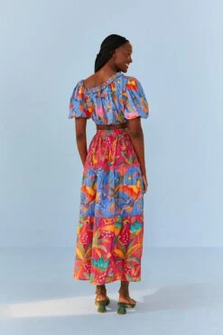 Farm Rio Macaw Party Mix Maxi Skirt 9 Farm Rio Macaw Party Mix Maxi Skirt -Farm Rio Shoop 313623 04