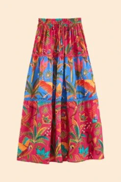 Farm Rio Macaw Party Mix Maxi Skirt 11 Farm Rio Macaw Party Mix Maxi Skirt -Farm Rio Shoop 313623 06