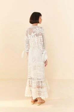 Farm Rio Off-White Morada Boa Guipure Dress 8 Farm Rio Off-White Morada Boa Guipure Dress -Farm Rio Shoop 313631 04