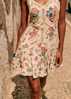 Farm Rio Romantic Garden Daniela Short Dress 7 Farm Rio Romantic Garden Daniela Short Dress -Farm Rio Shoop 313774 02