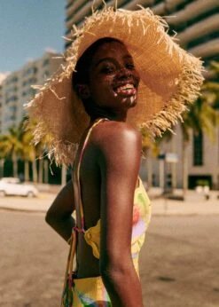 Farm Rio Summer Forest Yellow Burna Midi Dress -Farm Rio Shoop 313793 04