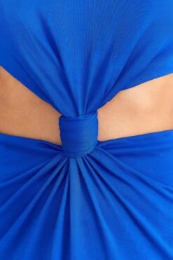 Farm Rio Blue Knot Cut Out Maxi Dress -Farm Rio Shoop 314099 05