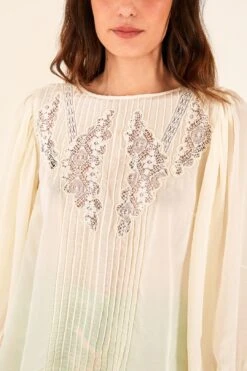 Farm Rio Off White Lace Blouse -Farm Rio Shoop 314470 04