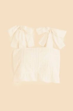 Farm Rio Off-White Lace Top -Farm Rio Shoop 314505 06