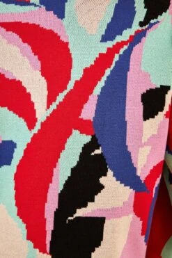 Farm Rio Colorful Monstera Knit Sweater 9 Farm Rio Colorful Monstera Knit Sweater -Farm Rio Shoop 315709 05