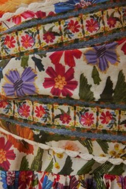 Farm Rio Off-White Tropical Yard Mini Skirt 9 Farm Rio Off-White Tropical Yard Mini Skirt -Farm Rio Shoop 315950 05