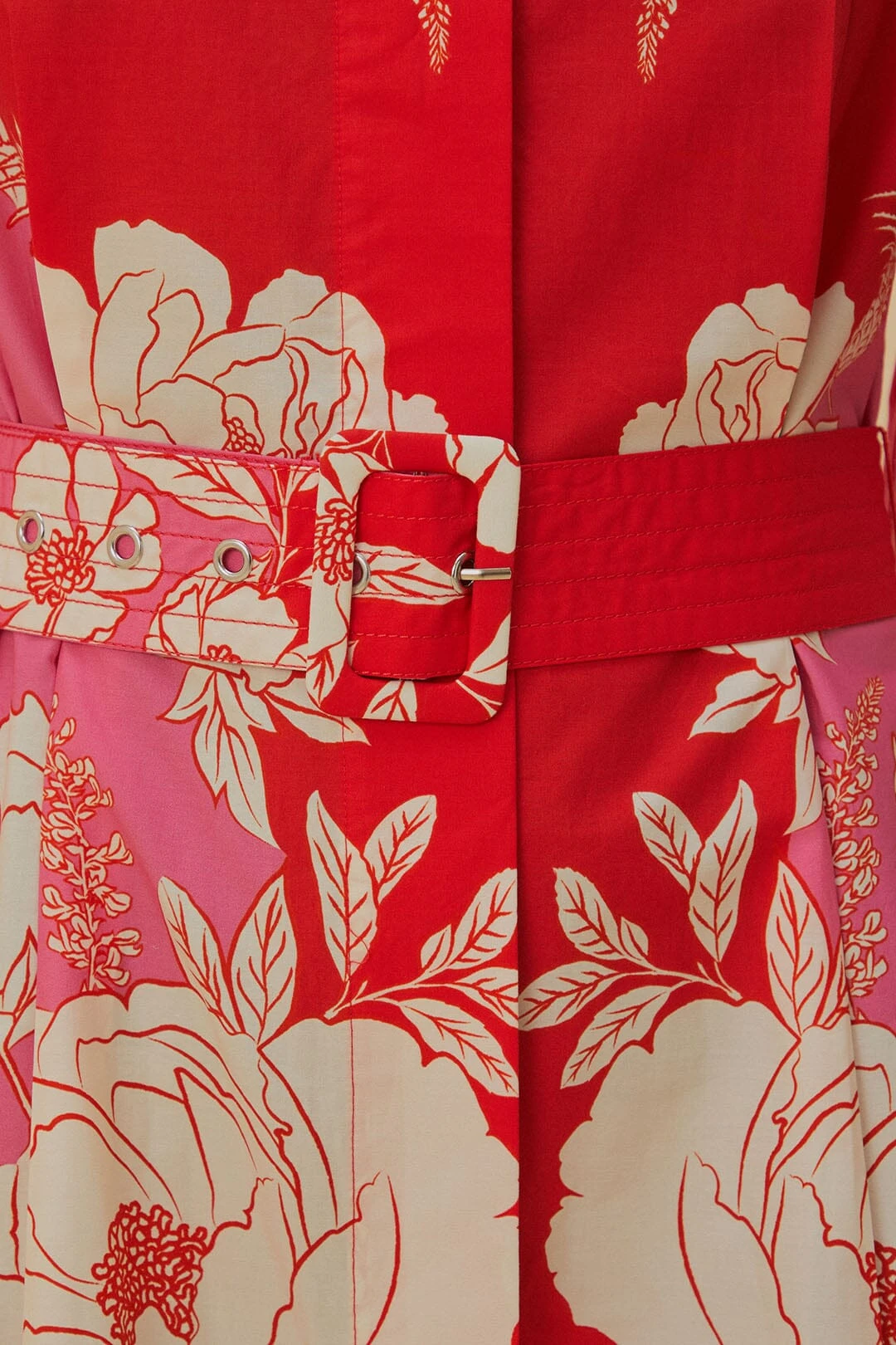 Farm Rio Pink Soft Garden Short Sleeve Mini Dress 6 Farm Rio Pink Soft Garden Short Sleeve Mini Dress - Image 6