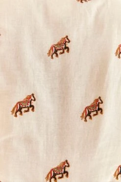 Farm Rio Off-White Embroidered Horses Midi Dress 10 Farm Rio Off-White Embroidered Horses Midi Dress -Farm Rio Shoop 315962 05