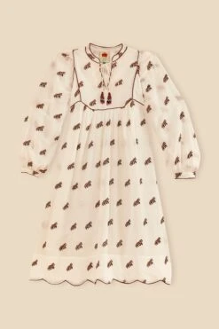 Farm Rio Off-White Embroidered Horses Midi Dress 11 Farm Rio Off-White Embroidered Horses Midi Dress -Farm Rio Shoop 315962 06
