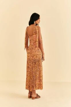 Farm Rio Light Pink Star Fruit Midi Dress 8 Farm Rio Light Pink Star Fruit Midi Dress -Farm Rio Shoop 316415 04