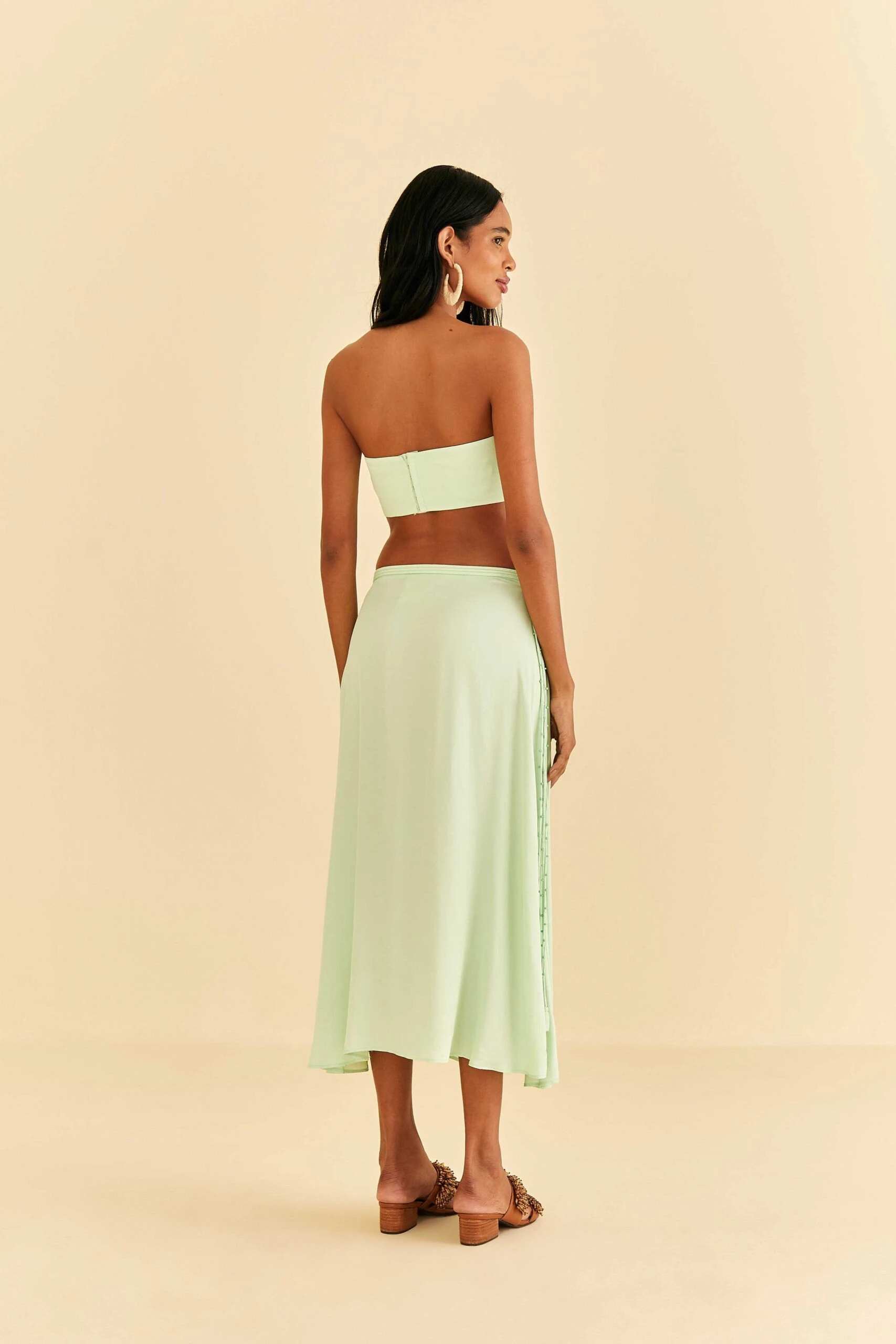 Farm Rio Mint Midi Skirt 3 Farm Rio Mint Midi Skirt - Image 3