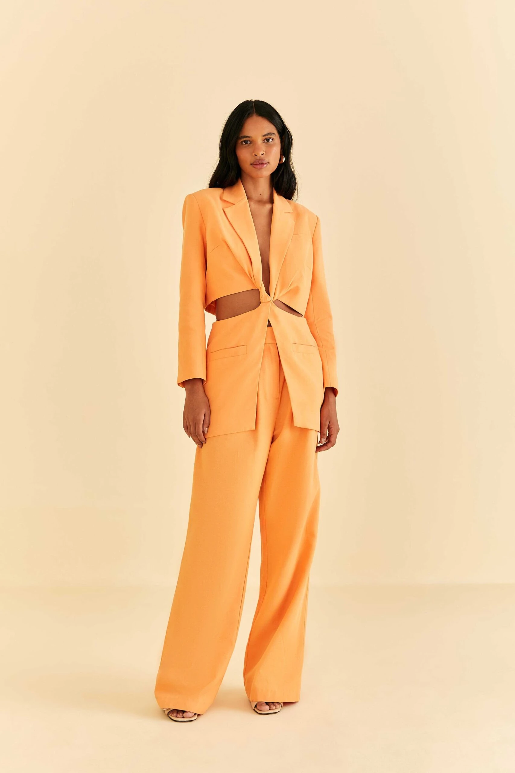 Farm Rio Peach Cut Out Blazer 2 Farm Rio Peach Cut Out Blazer - Image 2