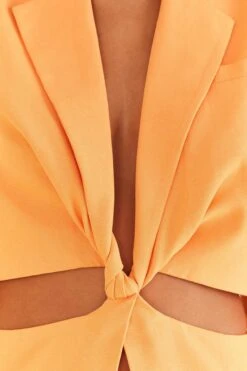 Farm Rio Peach Cut Out Blazer 7 Farm Rio Peach Cut Out Blazer -Farm Rio Shoop 316422 04