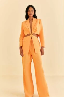 Farm Rio Peach Low Waisted Pants -Farm Rio Shoop 316423 03