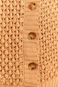 Farm Rio Dark Sand Handmade Dots Cardigan -Farm Rio Shoop 317176 04