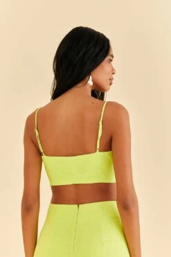 Farm Rio Lime Sleeveless Crop Top -Farm Rio Shoop 317225 04