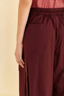 Farm Rio Blush Organic Cotton Cargo Pants -Farm Rio Shoop 318141 05