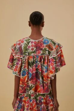 Farm Rio Off-White Tropical Yard Blouse 8 Farm Rio Off-White Tropical Yard Blouse -Farm Rio Shoop 320269 03