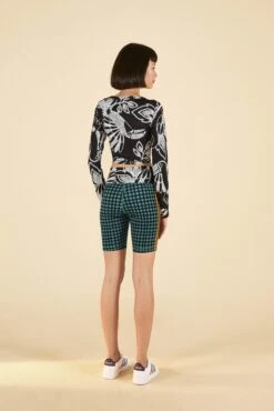 Farm Rio ADIDAS FARM Bike Shorts Green -Farm Rio Shoop HN3899 04