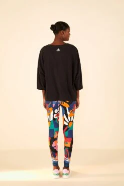 Farm Rio Adidas Farm Gfx Tee Black -Farm Rio Shoop HS1177 04