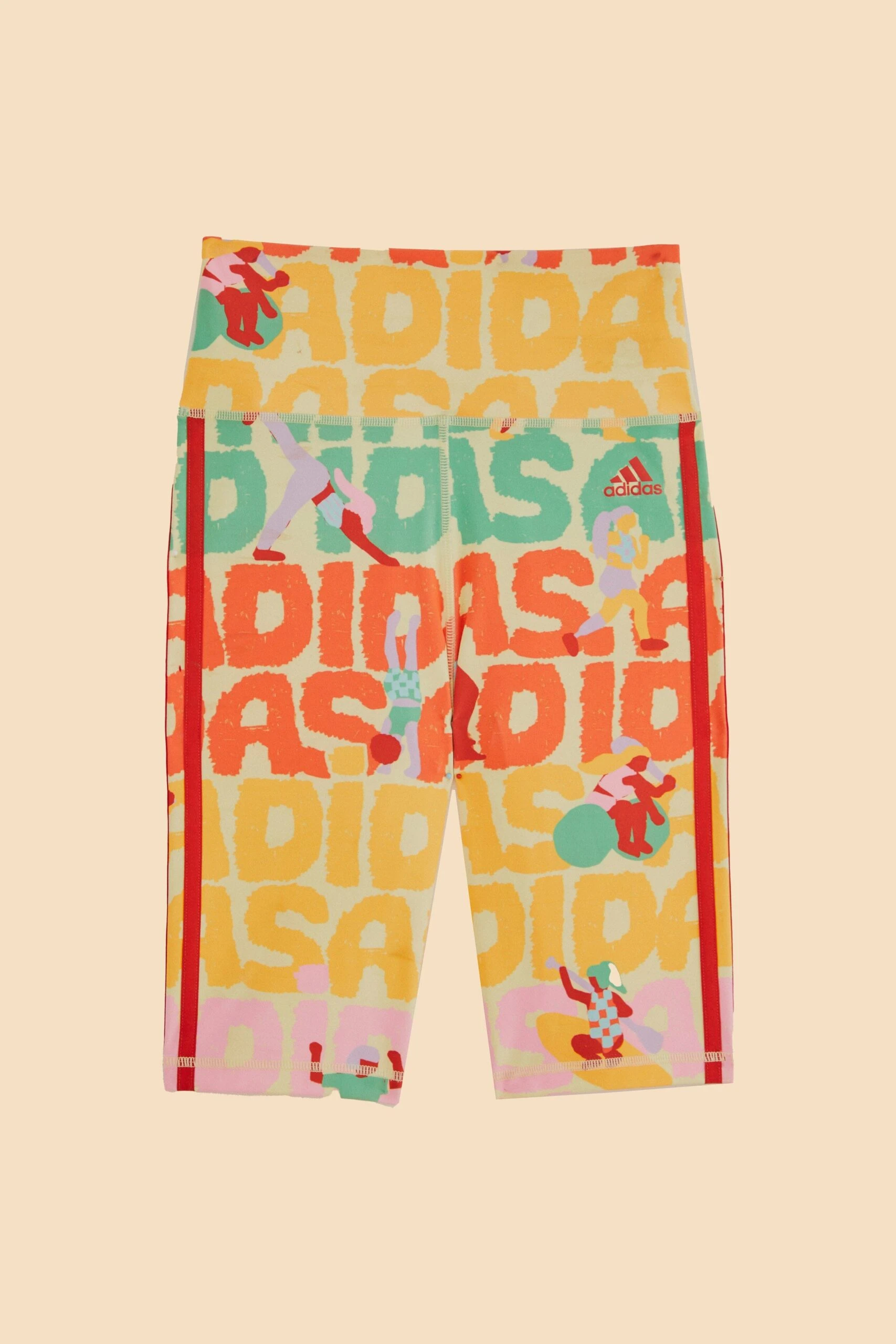 Farm Rio Adidas Farm Bike Short Pearl Citrine 6 Farm Rio Adidas Farm Bike Short Pearl Citrine - Image 6