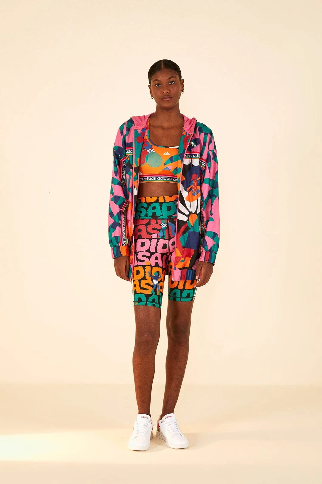 Farm Rio Farm Medium-Support Bra Bold Green / Better Scarlet 2 Farm Rio Farm Medium-Support Bra Bold Green / Better Scarlet - Image 2