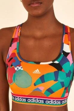 Farm Rio Farm Medium-Support Bra Bold Green / Better Scarlet 10 Farm Rio Farm Medium-Support Bra Bold Green / Better Scarlet -Farm Rio Shoop HS1187 05