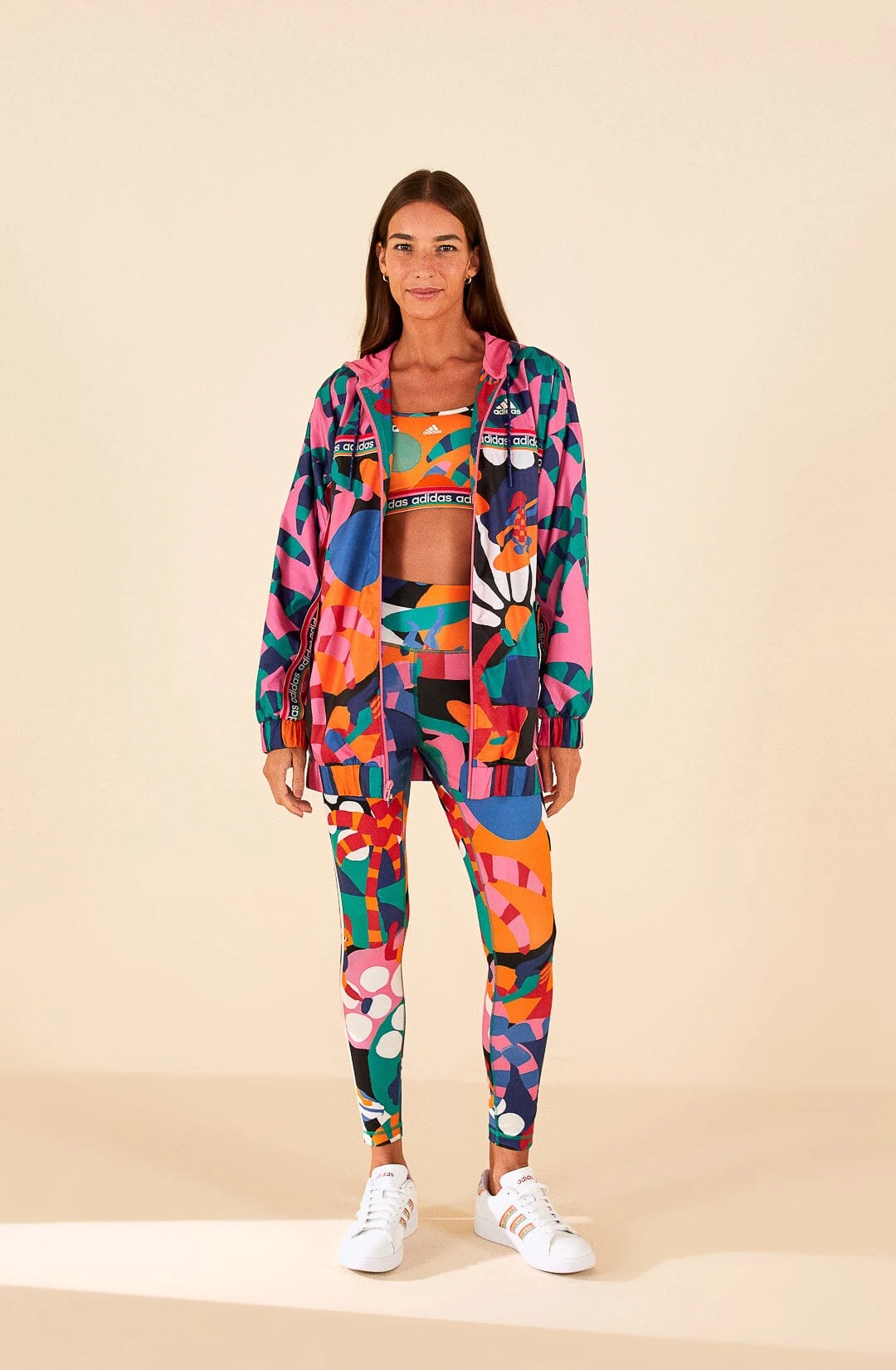 Farm Rio Adidas Farm Training Tights Green 2 Farm Rio Adidas Farm Training Tights Green - Image 2