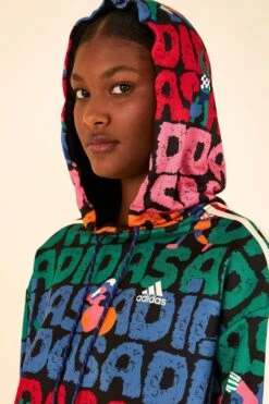 Farm Rio Adidas Farm Hoodie Black -Farm Rio Shoop HS1195 03