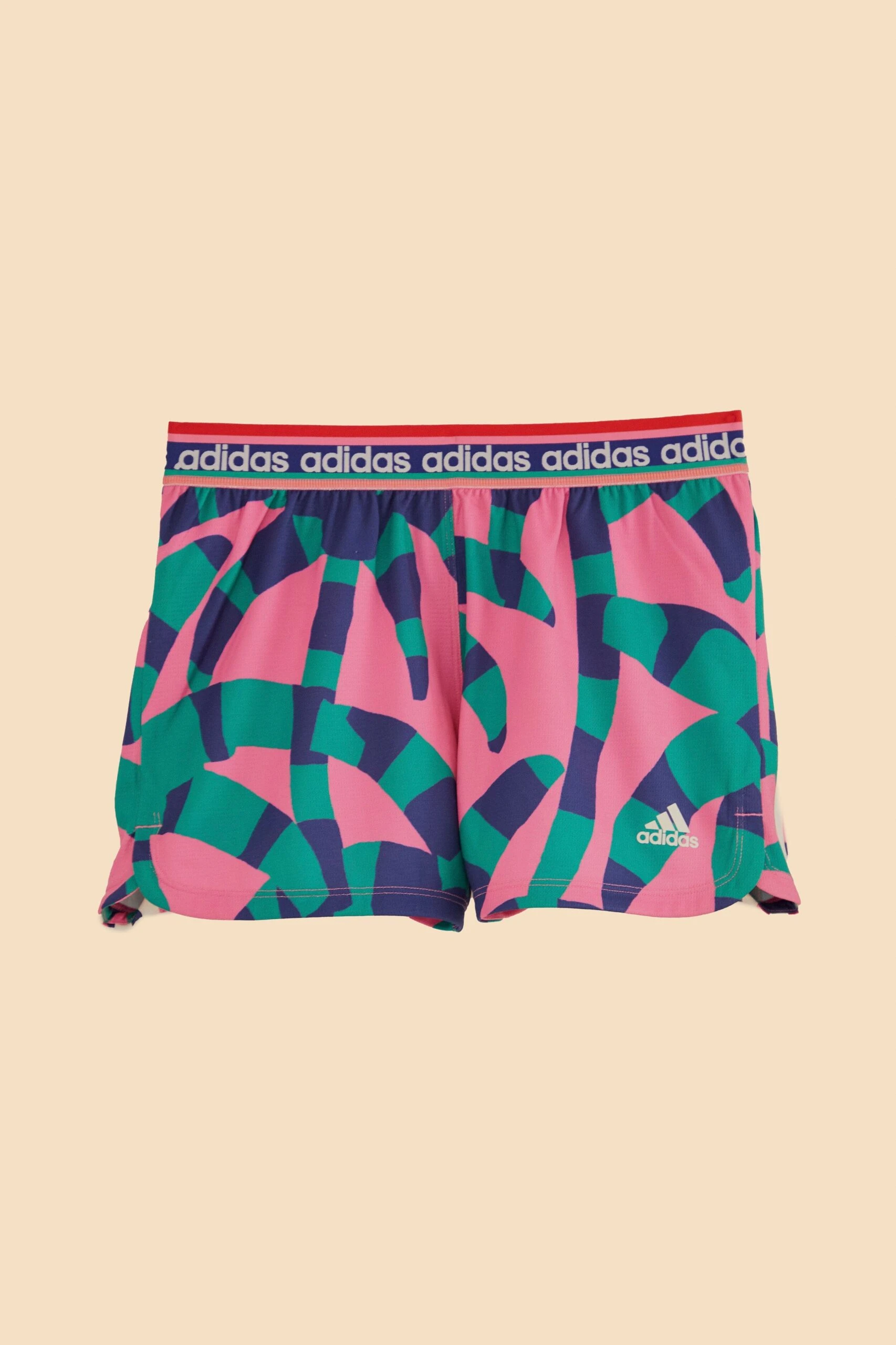 Farm Rio Adidas Farm Pacer Shorts Magenta 6 Farm Rio Adidas Farm Pacer Shorts Magenta - Image 6