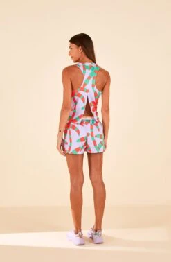 Farm Rio Adidas Farm Pacer Shorts Purple -Farm Rio Shoop HS1198 03