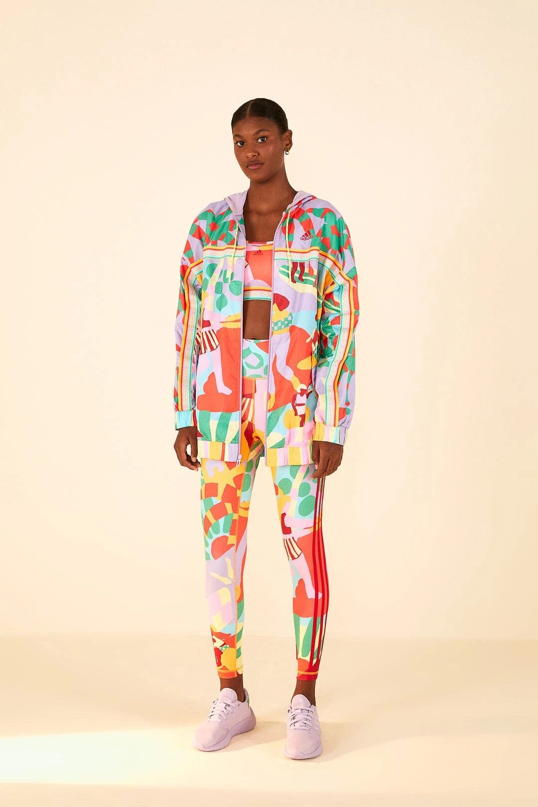 Farm Rio Adidas Farm Jacket Purple 2 Farm Rio Adidas Farm Jacket Purple - Image 2