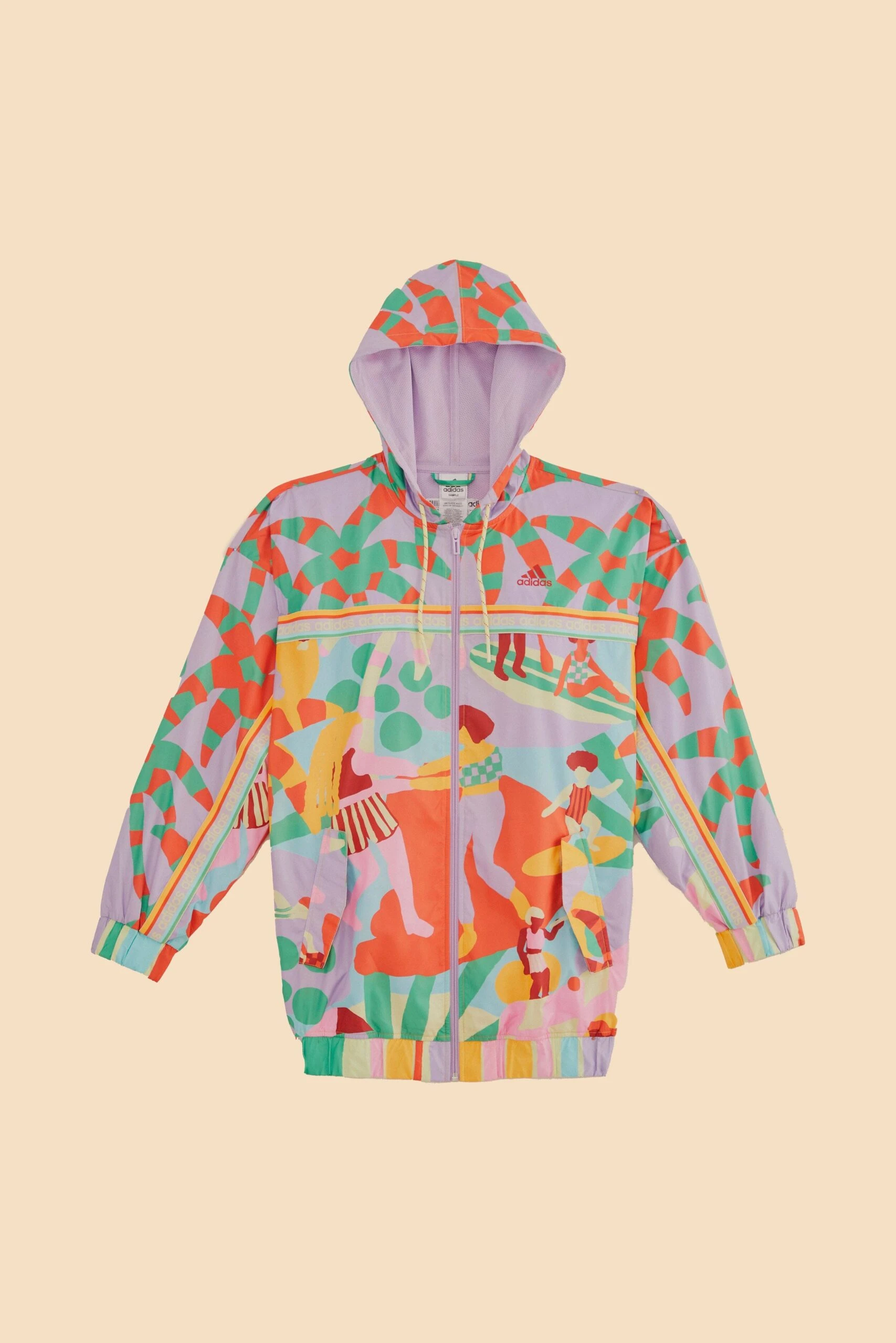 Farm Rio Adidas Farm Jacket Purple 6 Farm Rio Adidas Farm Jacket Purple - Image 6